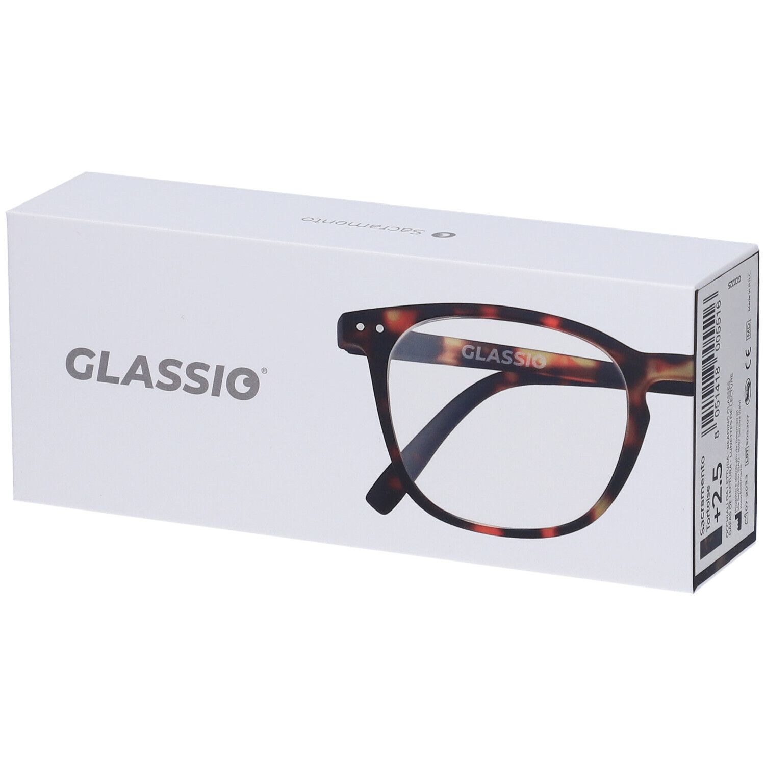 Occhiali da Lettura Glassio Sacramento Colore Tortoise Gradazione +2,5