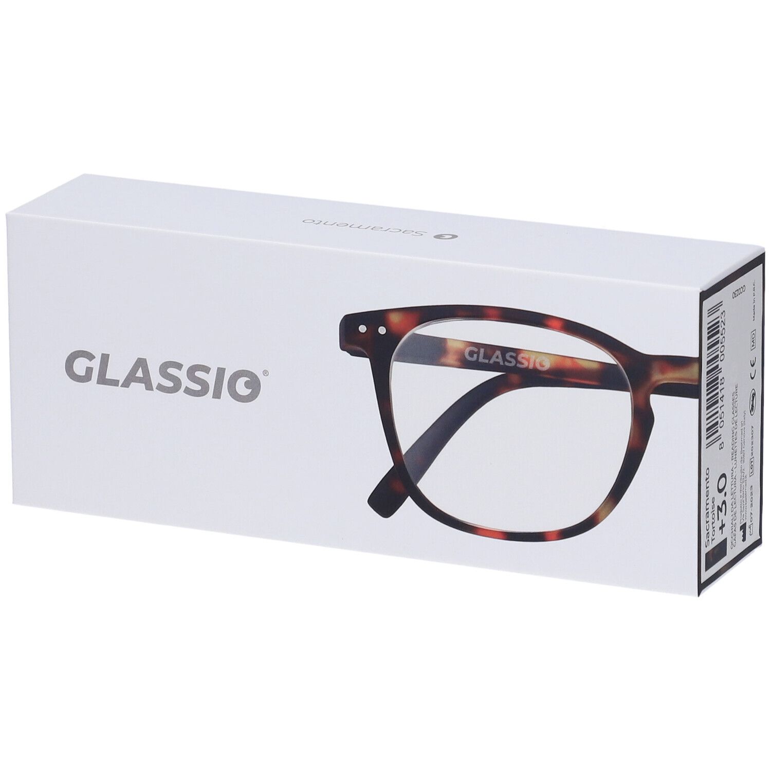 Occhiali da Lettura Glassio Sacramento Colore Tortoise Gradazione +3,0