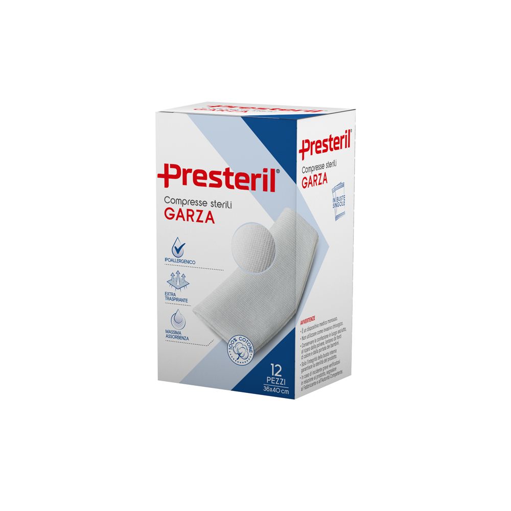 Garza Medipresteril 12/8 36X40 12 St Gaze