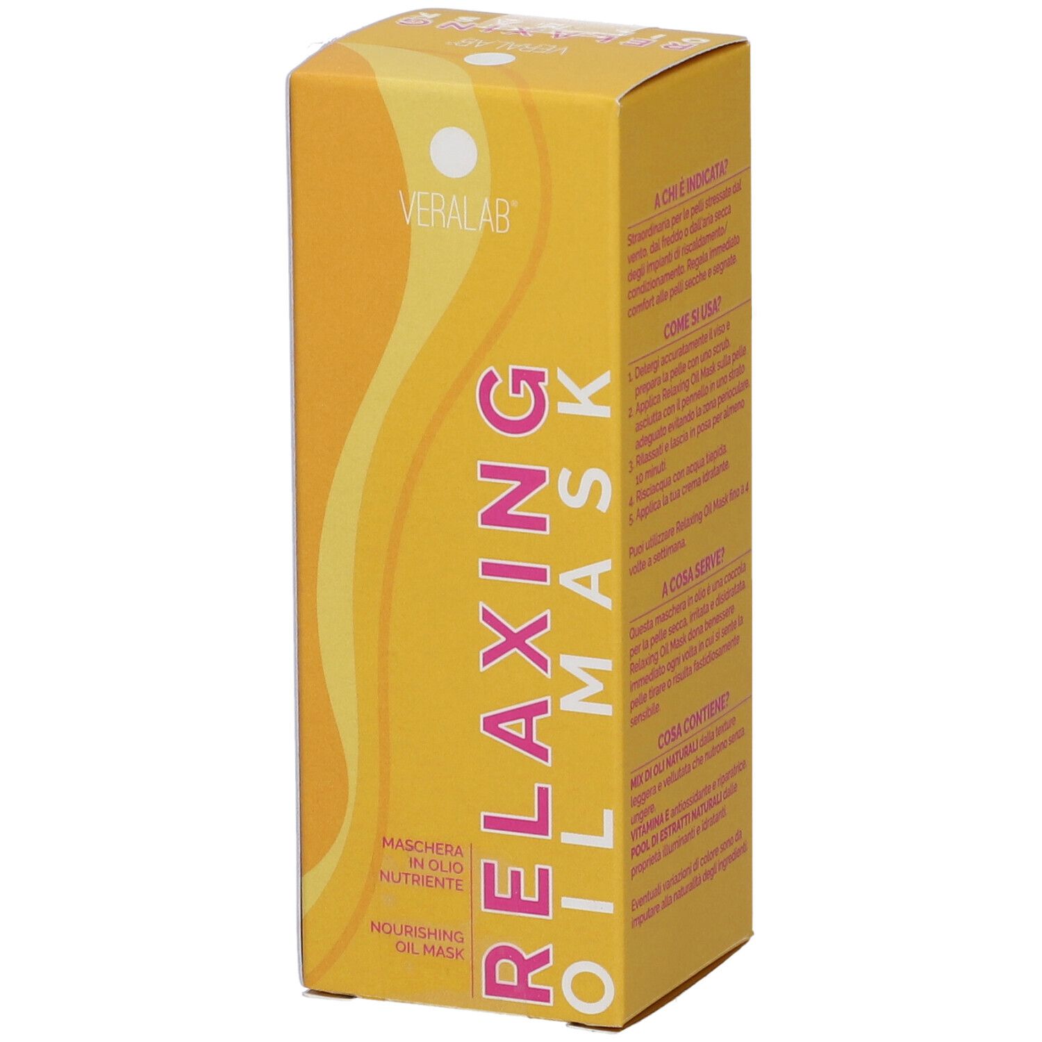 VeraLab Relaxing Oil Mask Maschera Viso Nutriente - Immagine 3