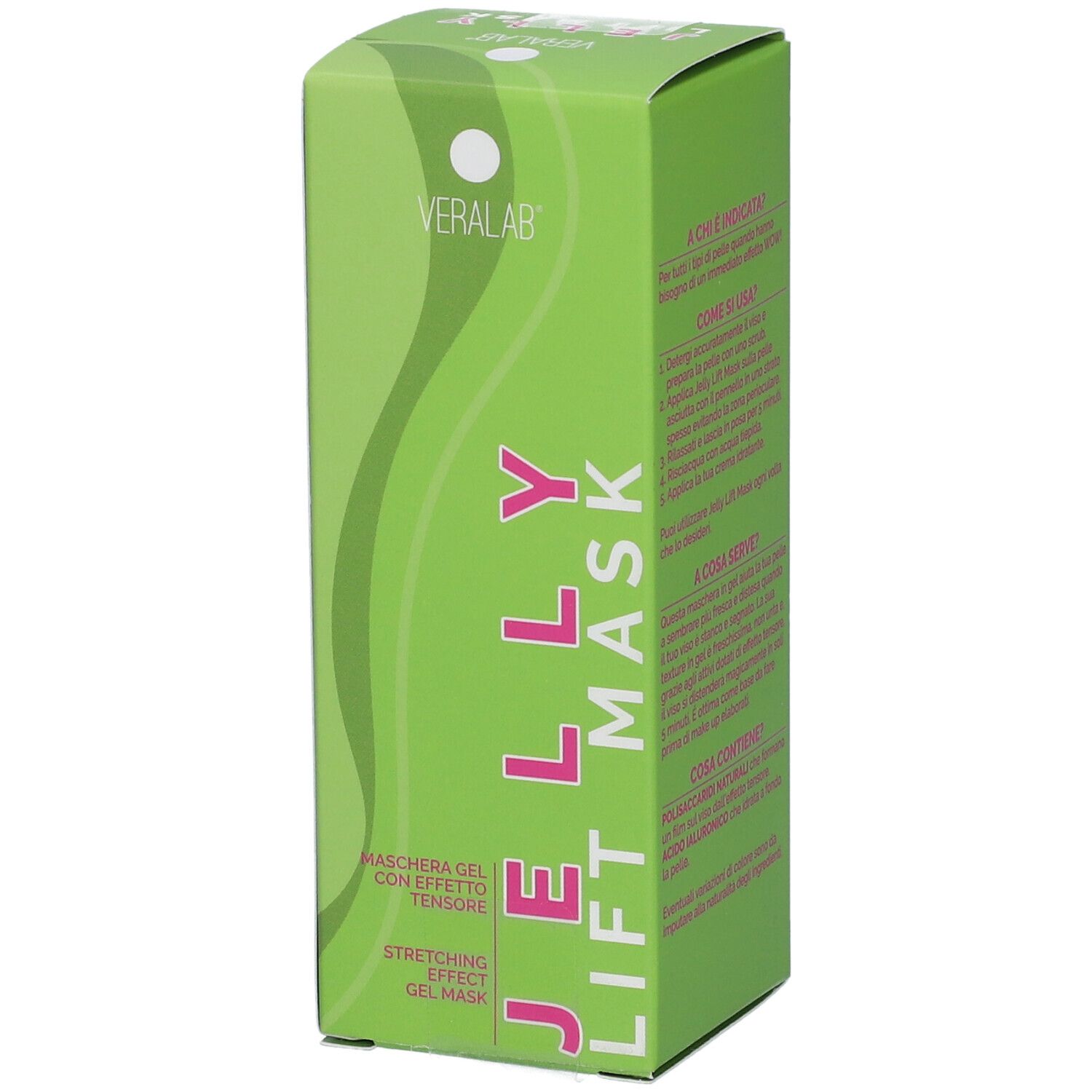 Veralab Jelly Lift Mask - Maschera Viso Gel Liftante Effetto Tensore 50 Ml - Immagine 3