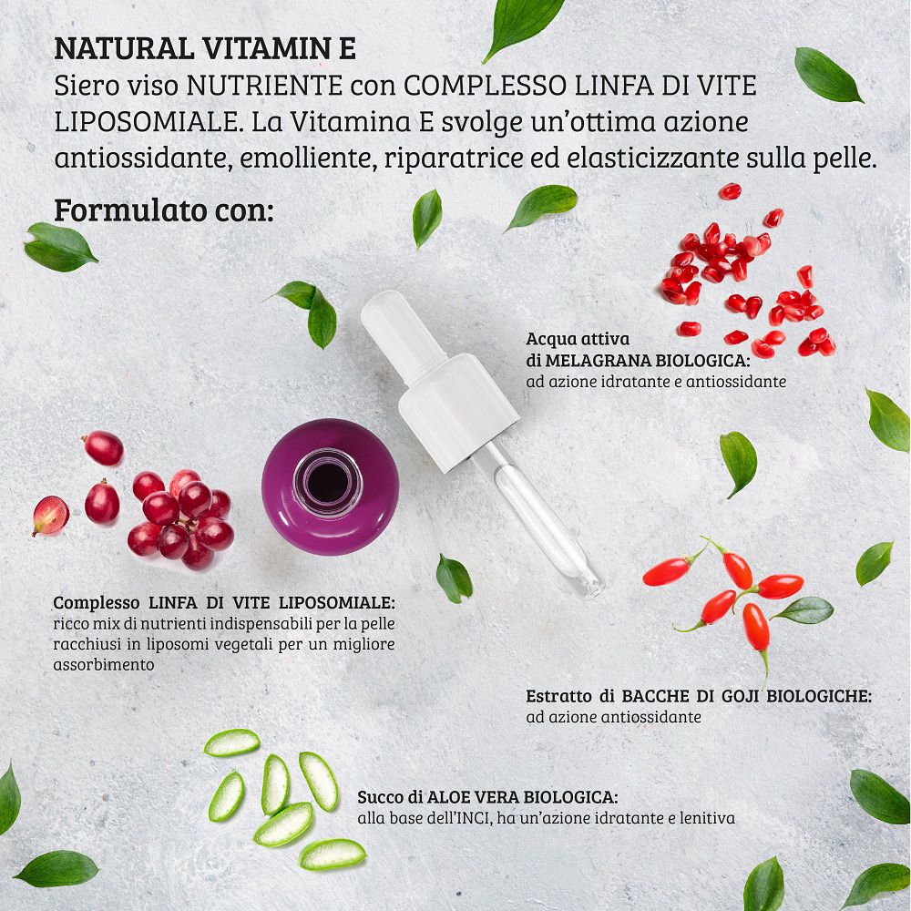 Gesichtsserum mit Granatapfel, Goji-Beeren und Aloe Vera.