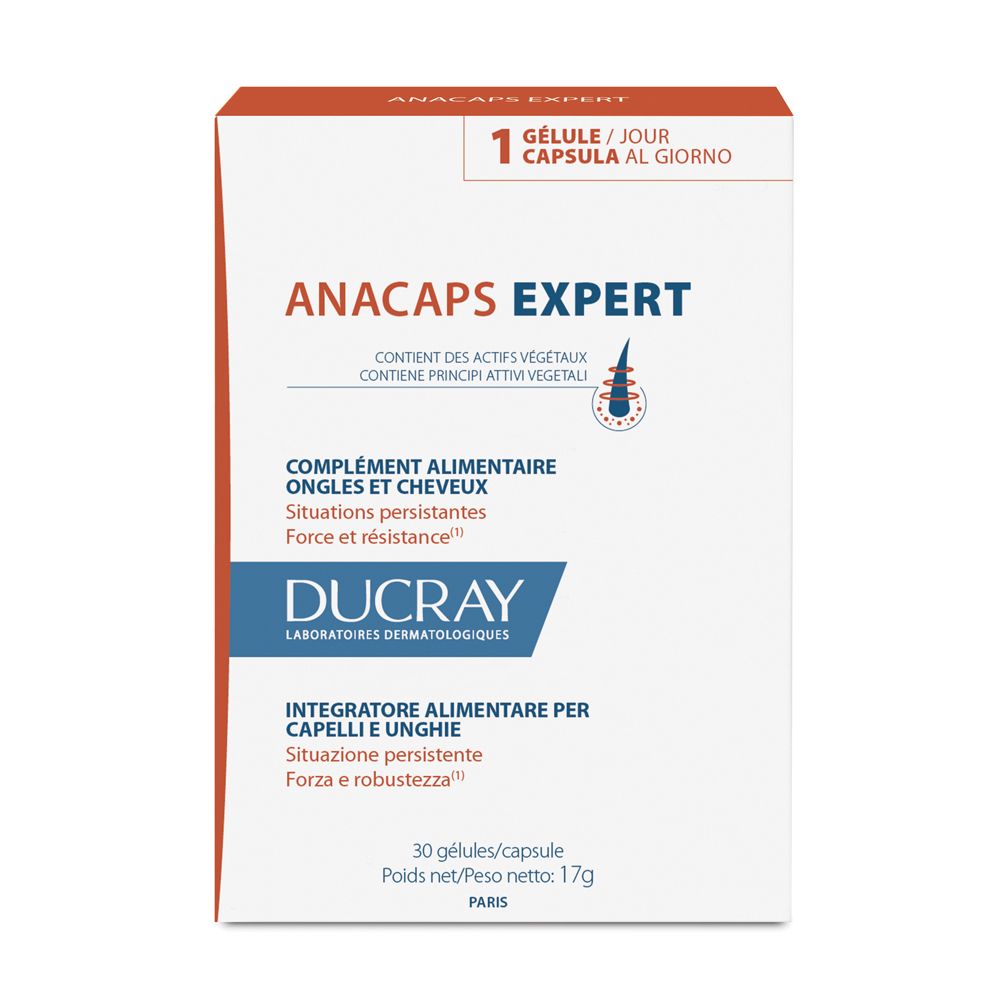 Ducray Anacaps Expert Integratore alimentare per capelli 30 capsule - situazione persistente