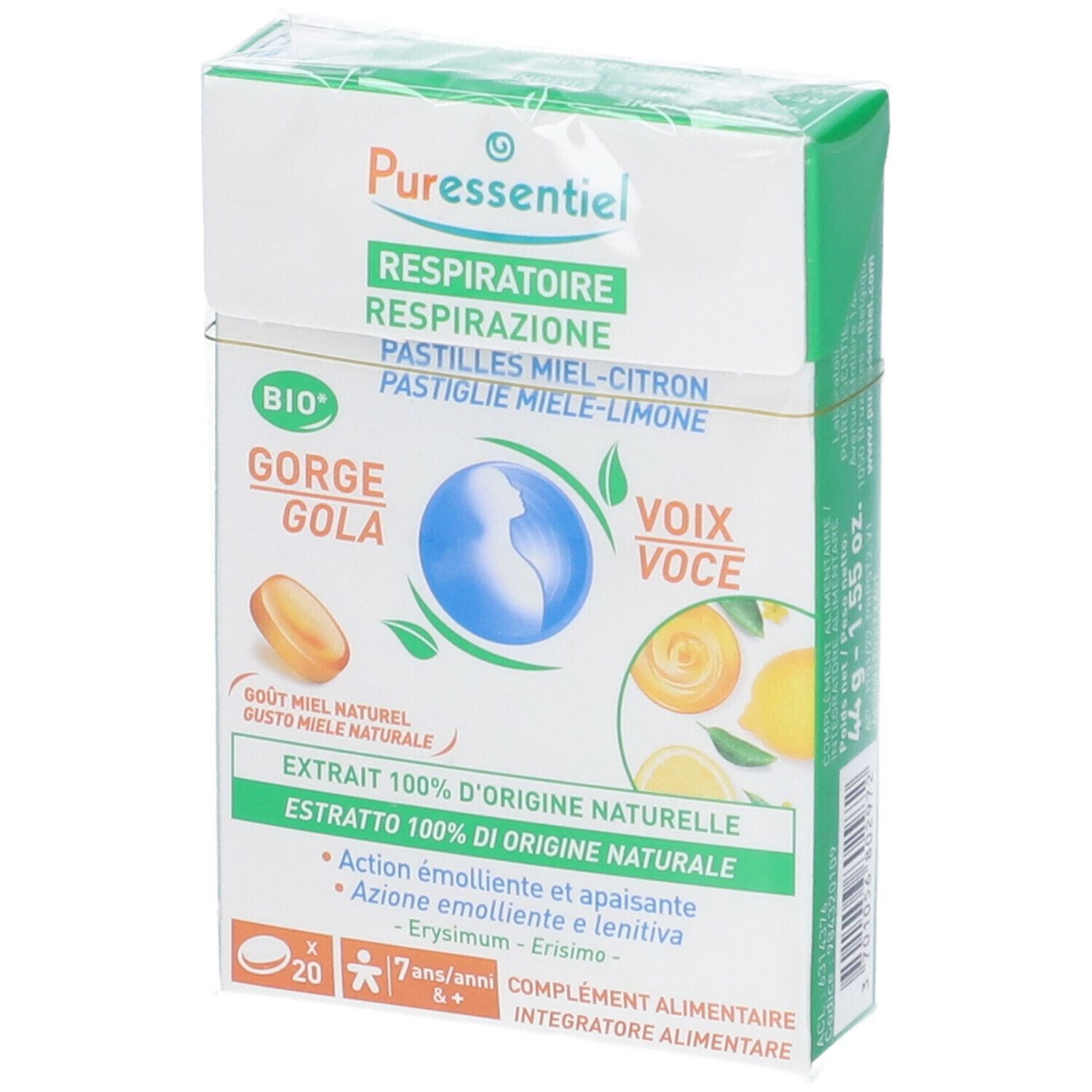 Puressentiel Respirazione Pastiglie Miele Limone