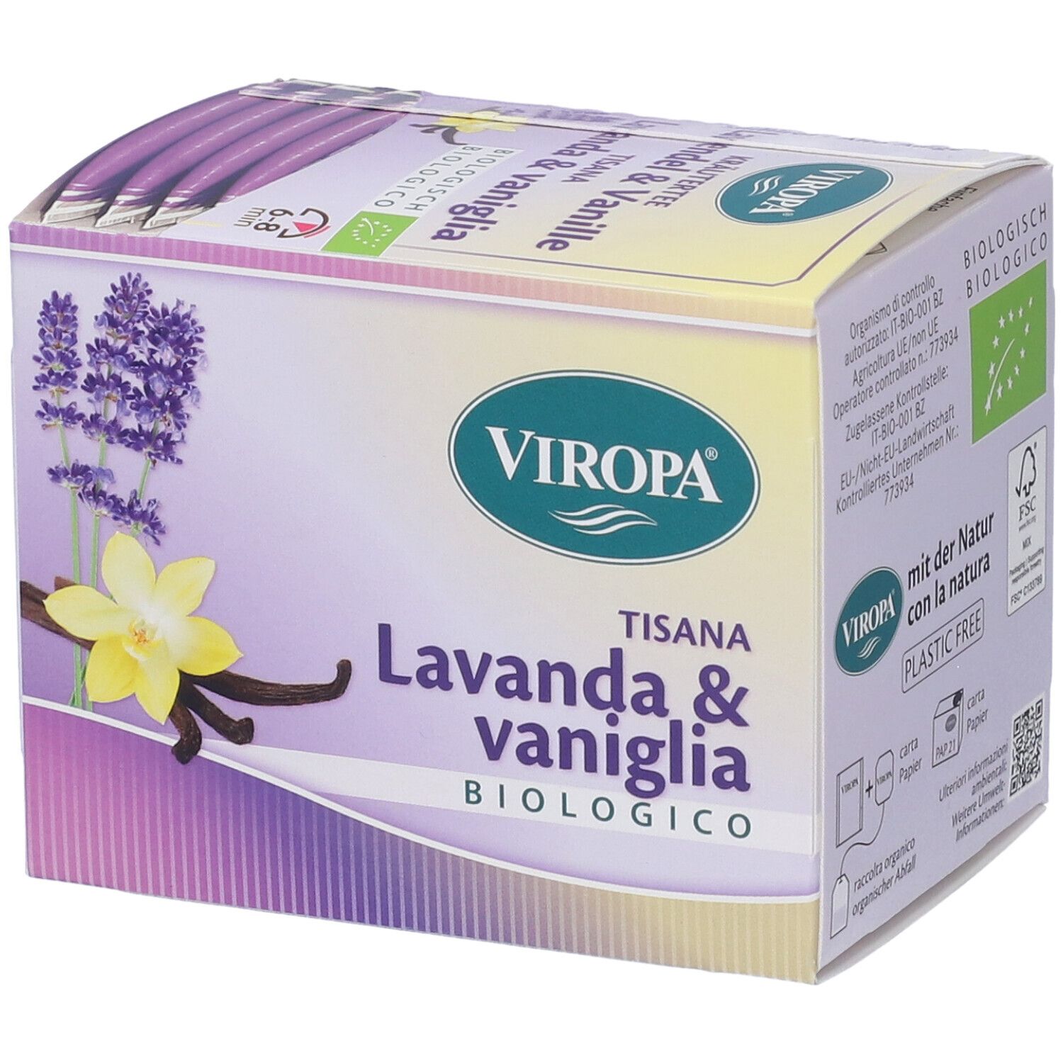 Viropa Lavanda Tisana & Vaniglia Per Rilassamento 15 Filtri Da 1,9G - Immagine 4