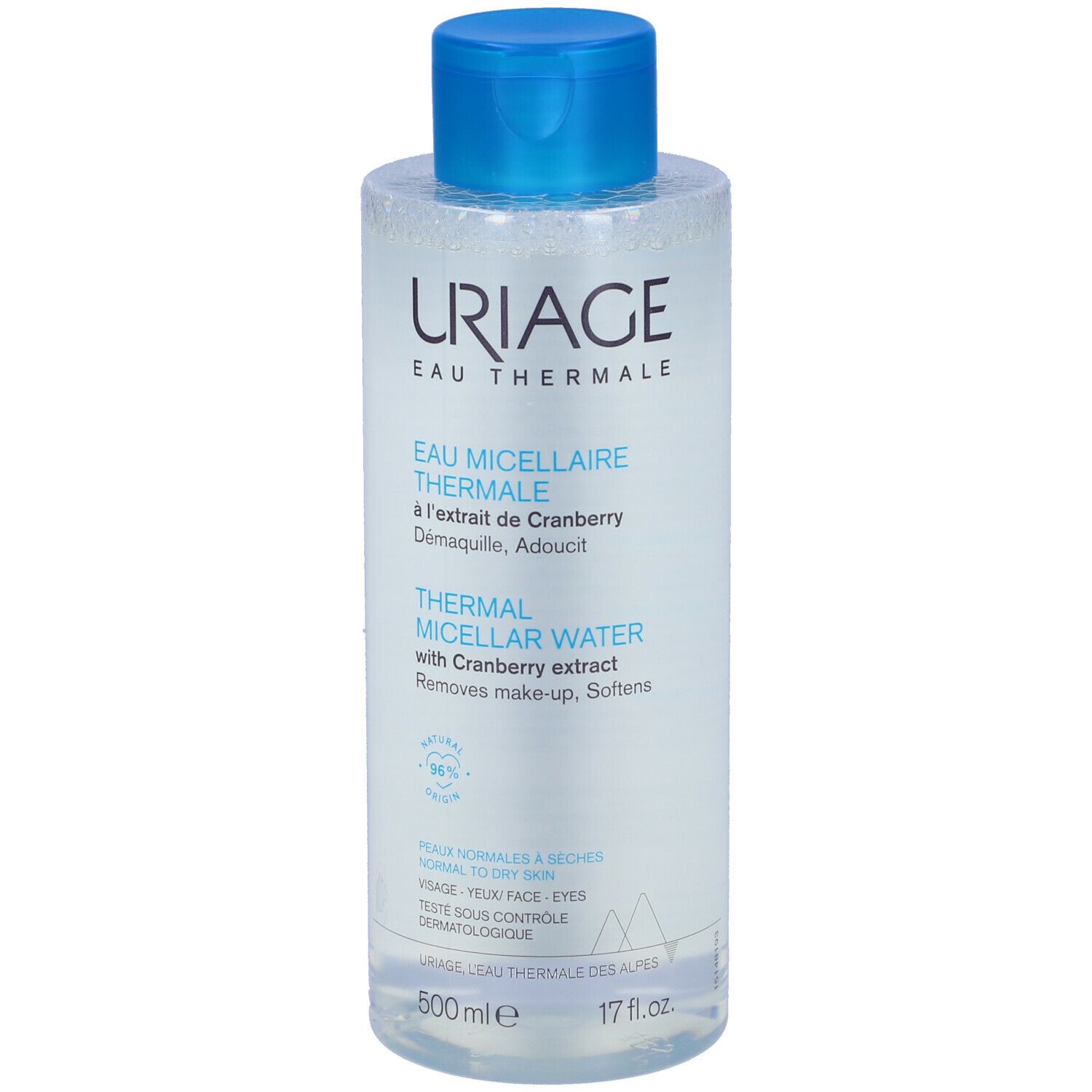 URIAGE Acqua Micellare Termale Pelle Da Normale A Secca 500ml