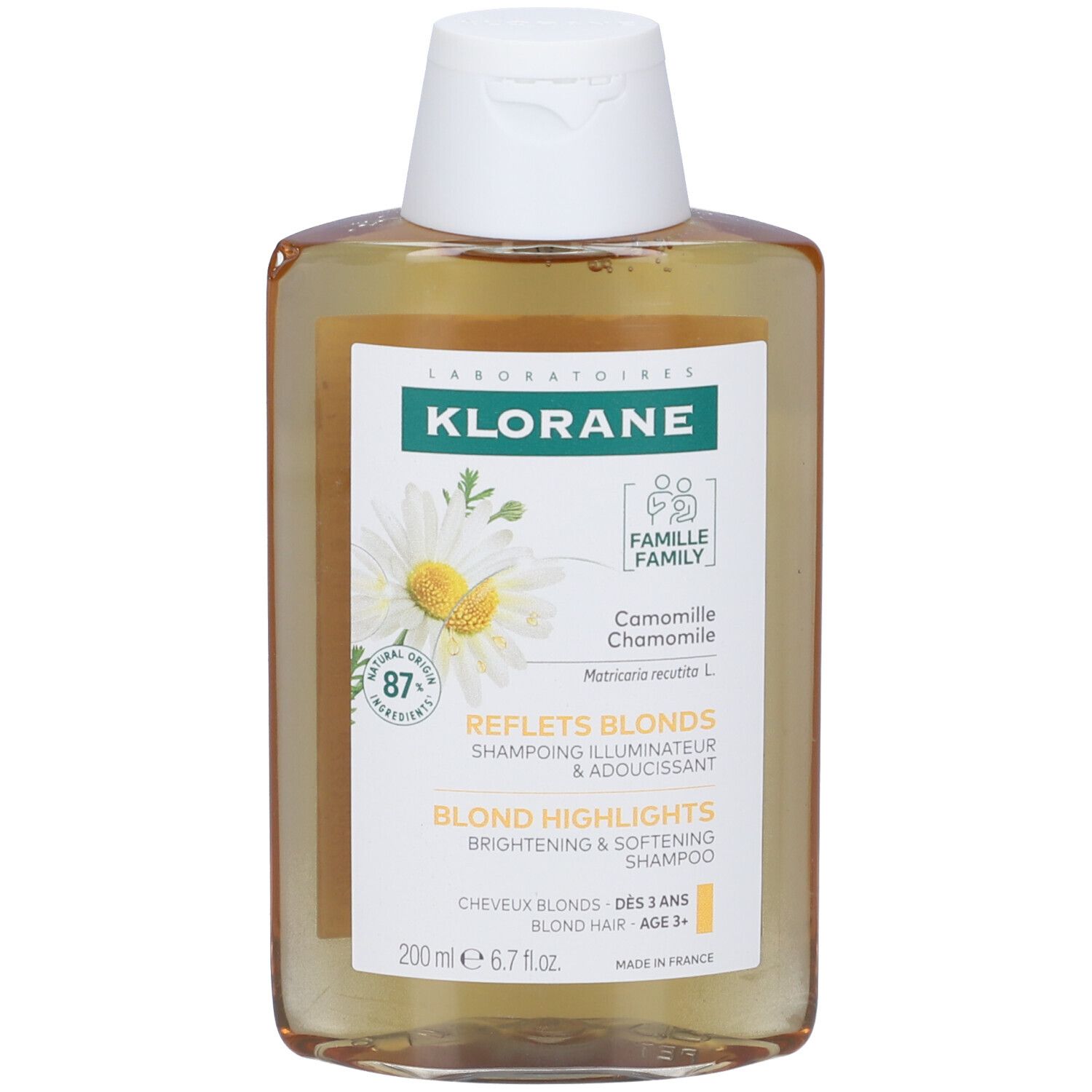 KLORANE SHAMPOO CAMOMILLA200ML - Immagine 4