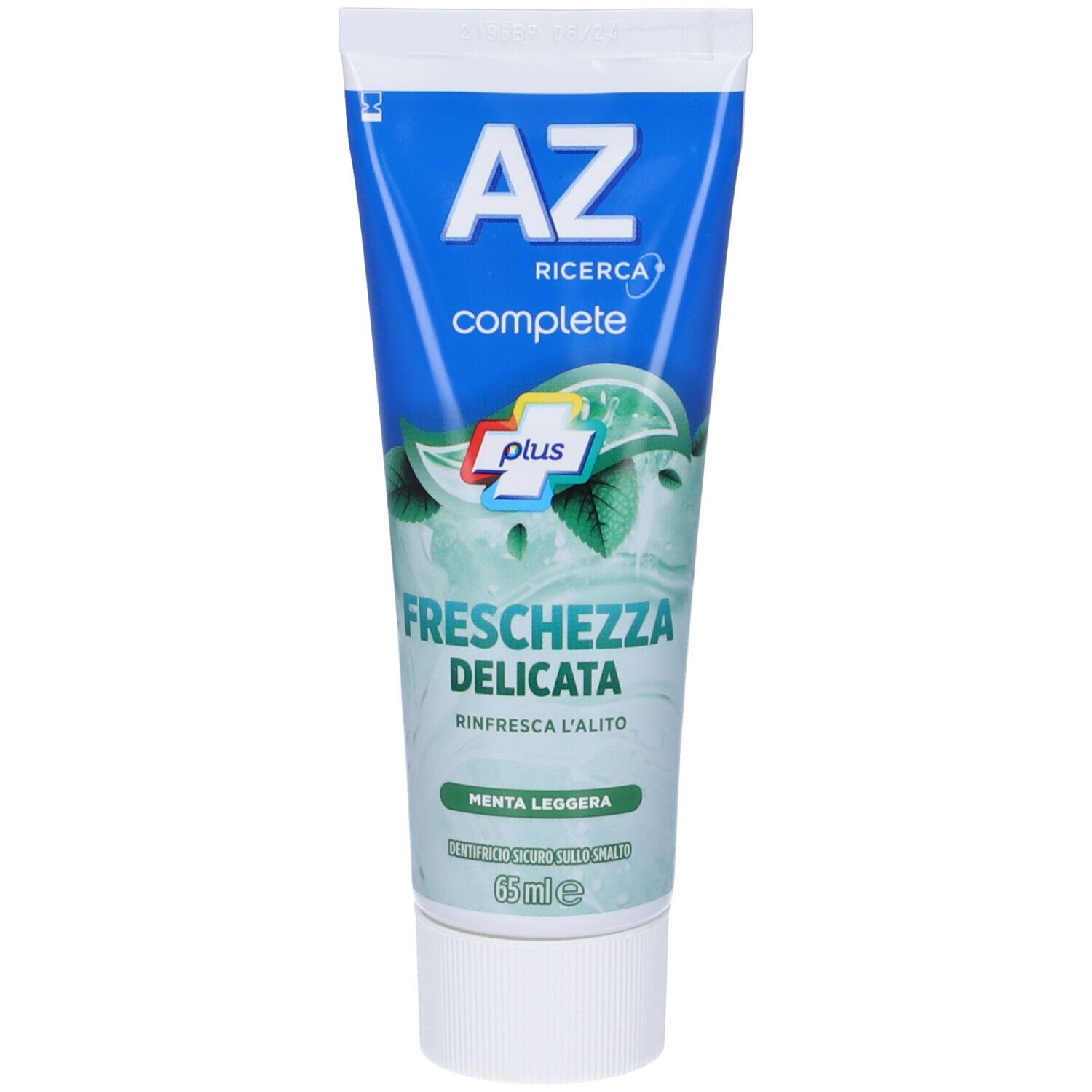 AZ Complete Zahnpasta, 65ml, mit Minzgeschmack.