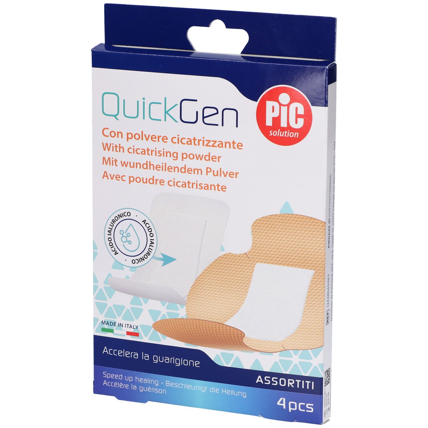 Cerotto Pic QuickGen Con polvere cicatrizante