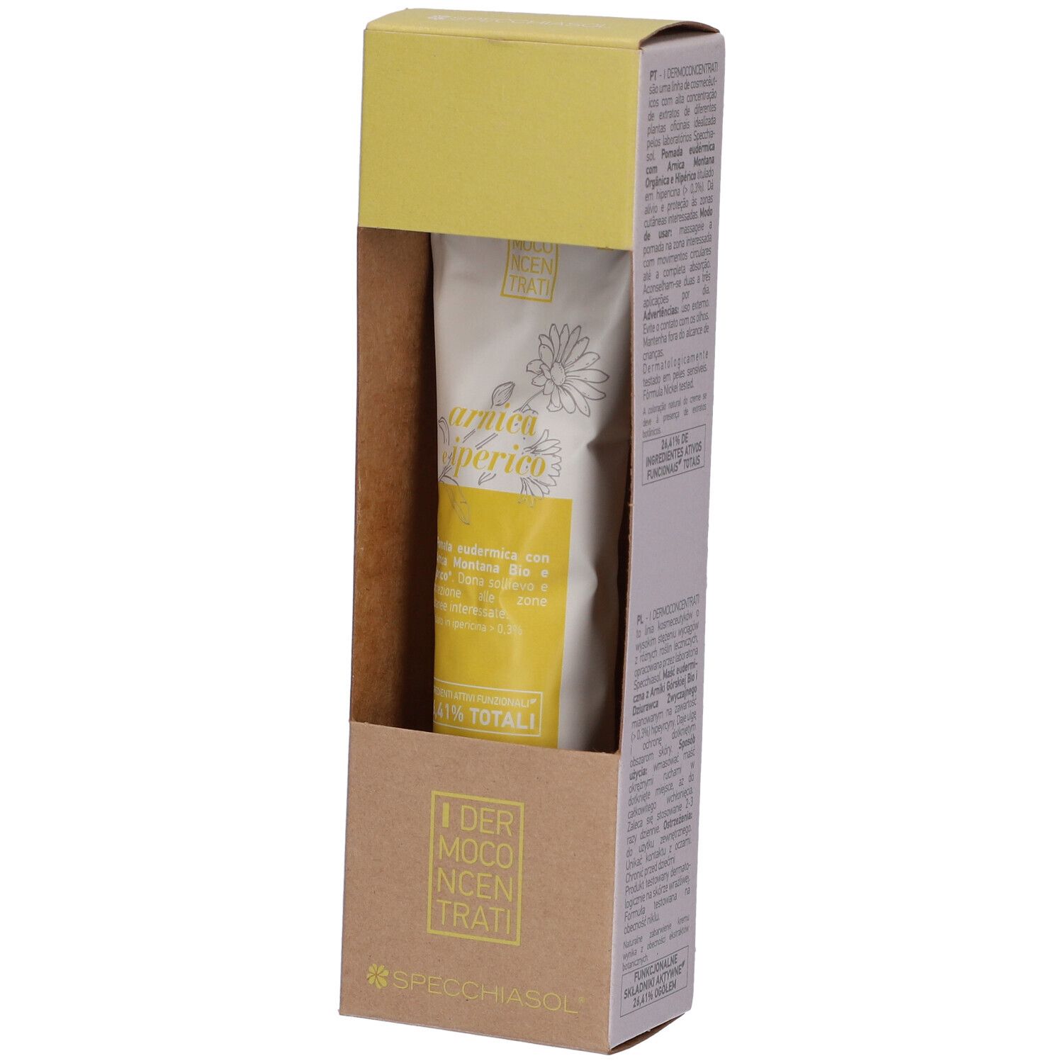 Specchiasol I Dermoconcentrati Arnica e Iperico Crema