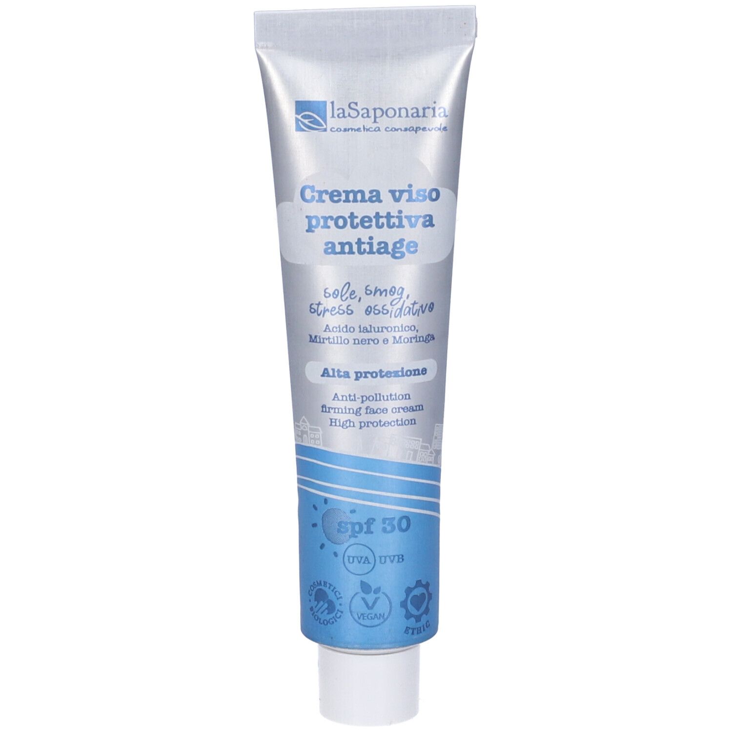 Crema Viso Protettiva Anti Age Spf 30- Risparmia il 10% con il codice: saponaria0926