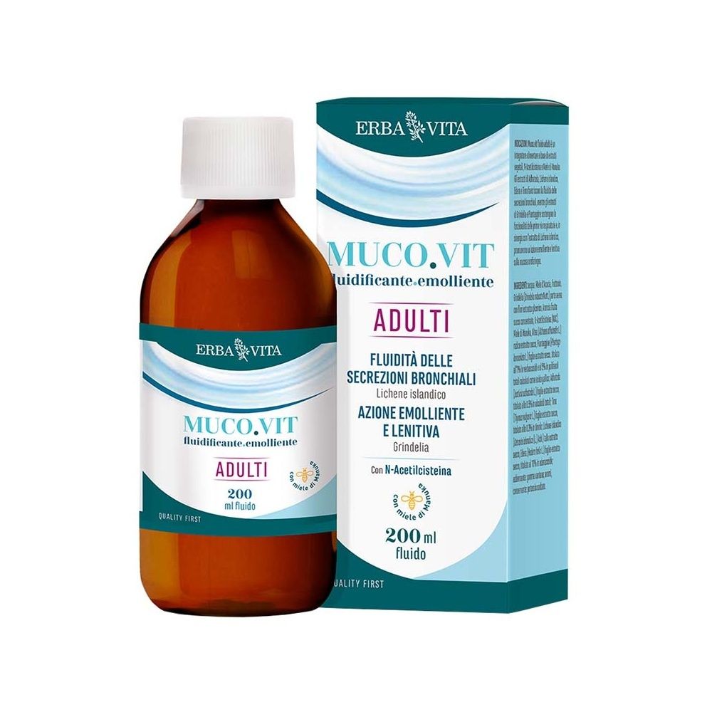 Erba Vita Muco.Vit Fluido Adulti Soluzione Orale