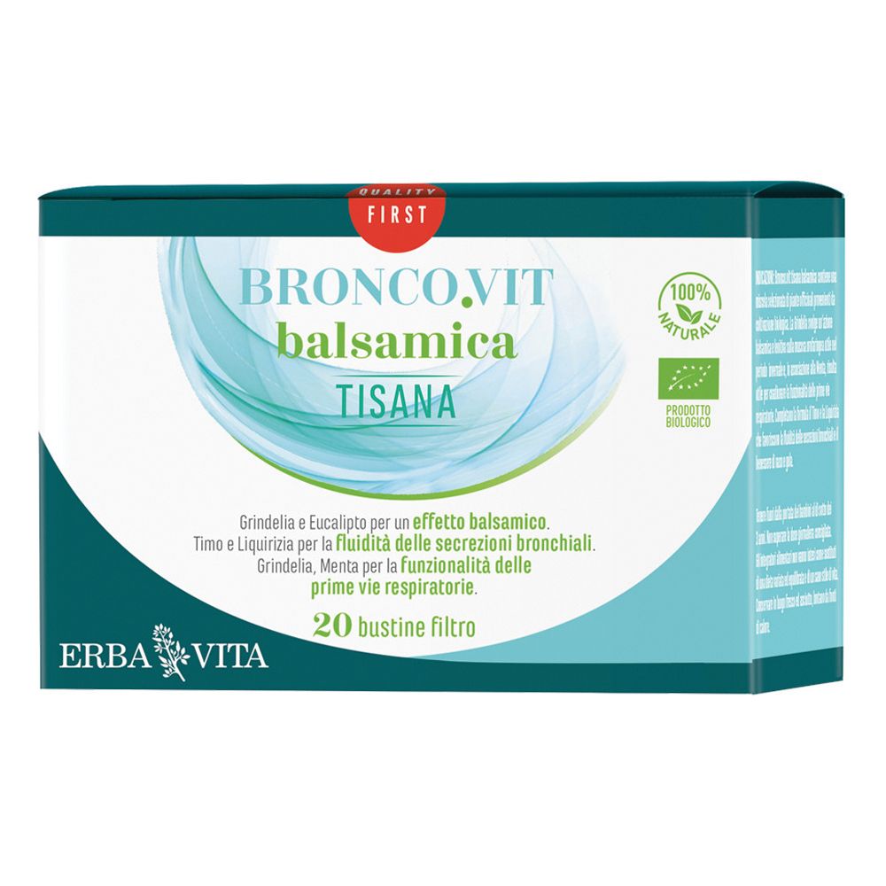 Erba Vita Bronco.Vit Balsamica Tisana Bustine Filtro