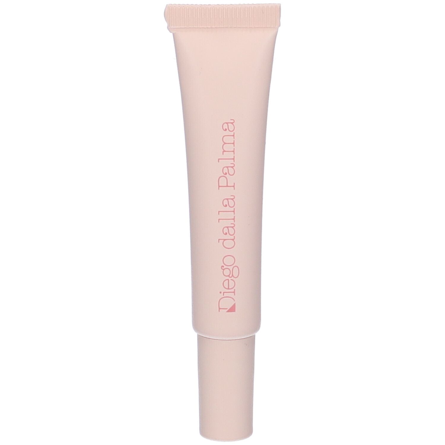 Tubo rosa chiaro con scritta Diego dalla Palma. Tappo rosa.