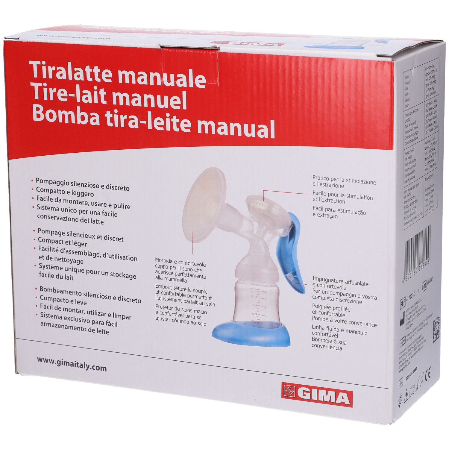 GIMA Tiralatte Manuale