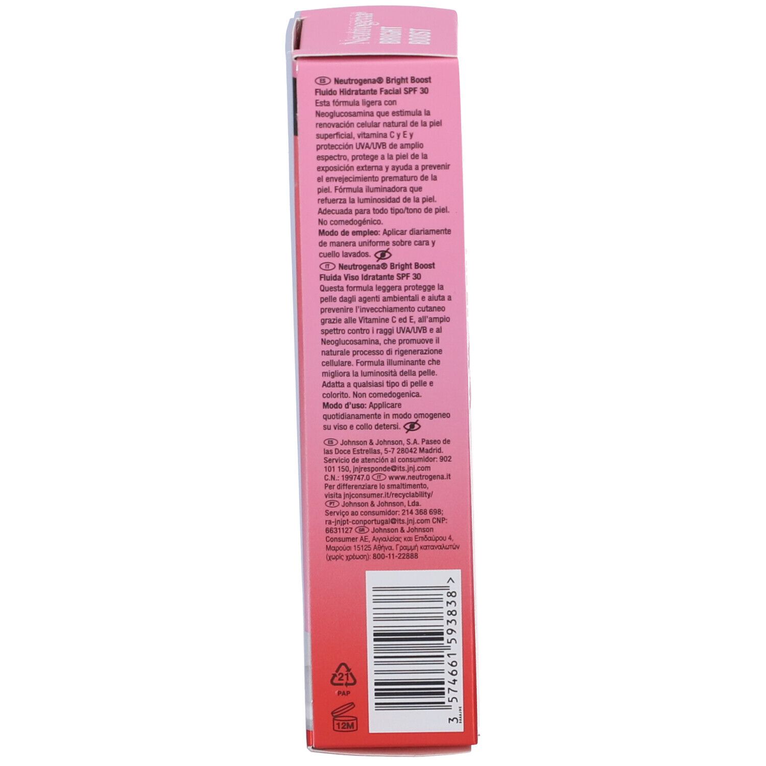 Neutrogena Bright Boost Gesichtsserum mit LSF 30.