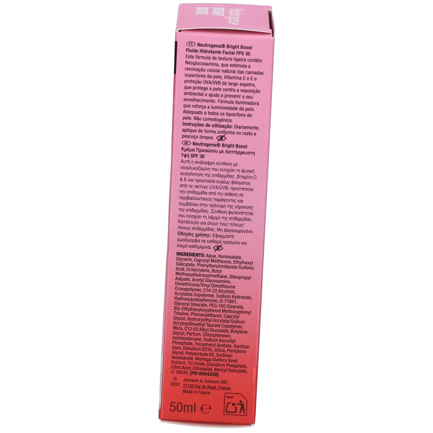 Neutrogena Bright Boost Feuchtigkeitsserum mit Vitamin C und E, LSF 30.