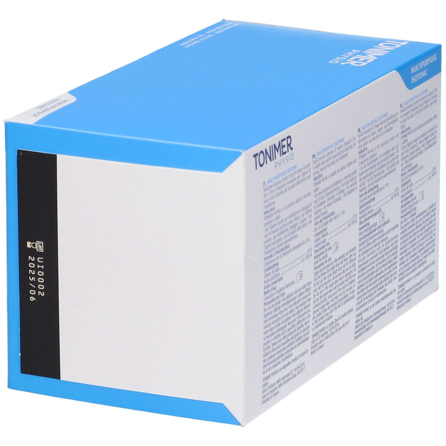 TONIMER PHYSIO Multipurpose Isotonic, 60 sterile Einzeldosisbehälter à 5 ml für Nasen-, Augen-, Ohrenreinigung und Inhalation.