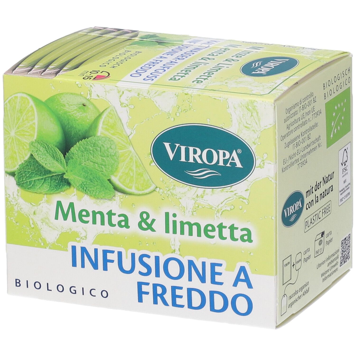 Viropa Infuso Menta E Limetta Bio Filtri