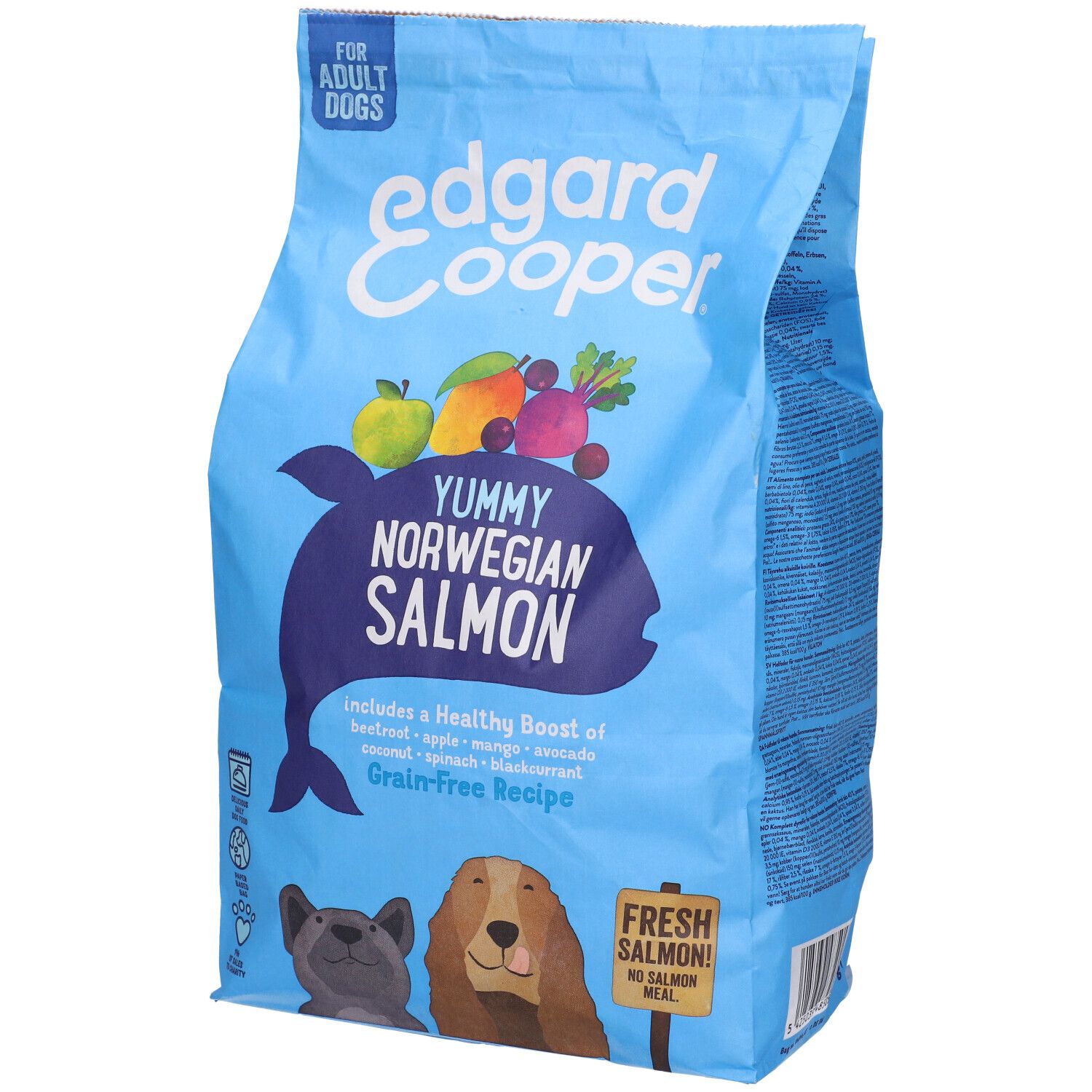 Edgard Cooper Salmone Fresco Norvegese Cani Adulti