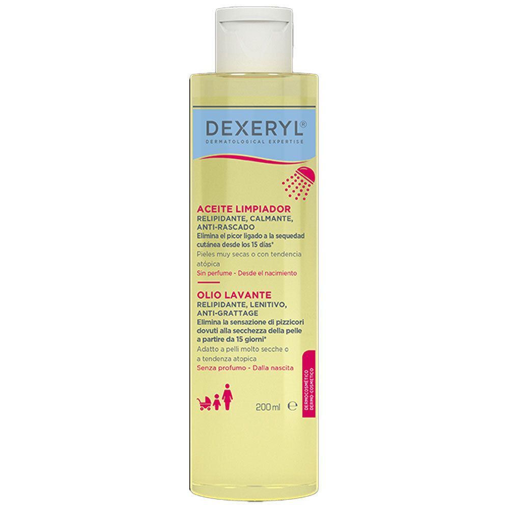 DEXERYL Olio Lavante Pelle Secca/Secca a Tendenza Atopica Viso e Corpo