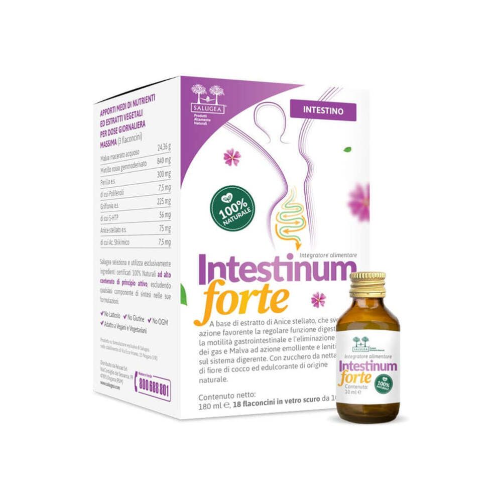 Intestinum Forte Salugea - Integratore per l’intestino - flaconcini