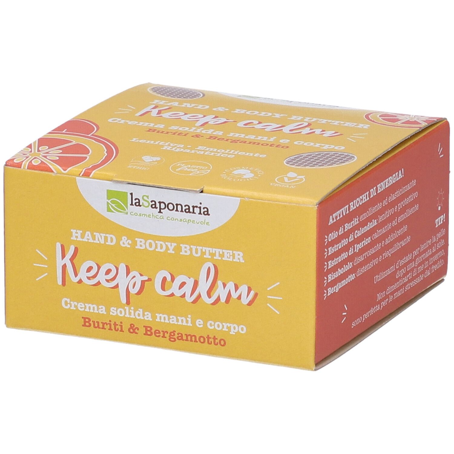 La Saponaria Crema Solida Mani e Corpo KEEP CALM- Risparmia il 10% con il codice: saponaria0926