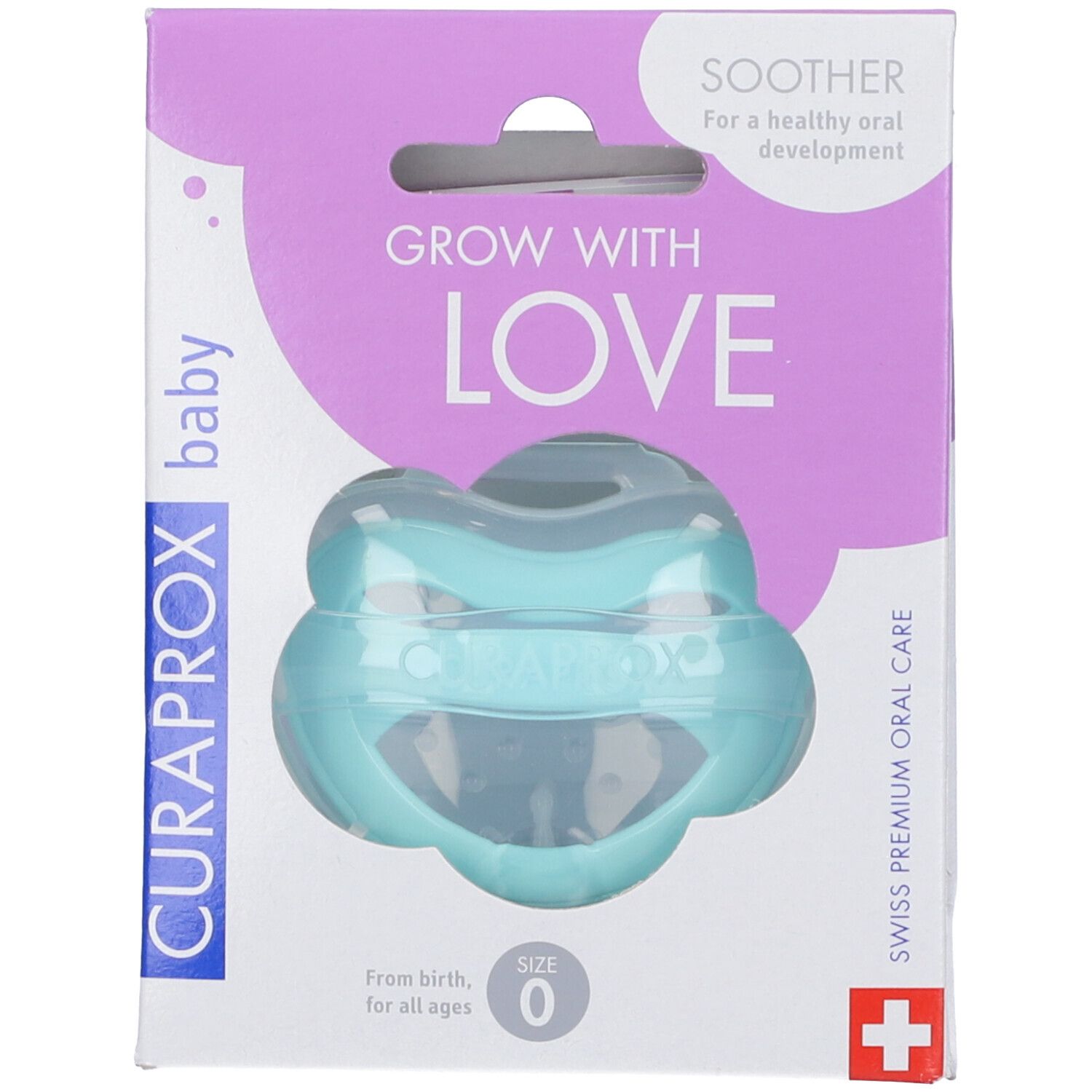 Curaprox® Succhietto Baby Misura 0 Colore Turchese