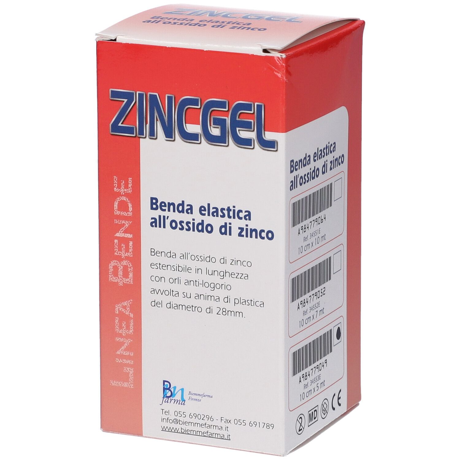 Benda Elastica All'Ossido Di Zinco Zincgel Gelast Plus M 5X10 Cm