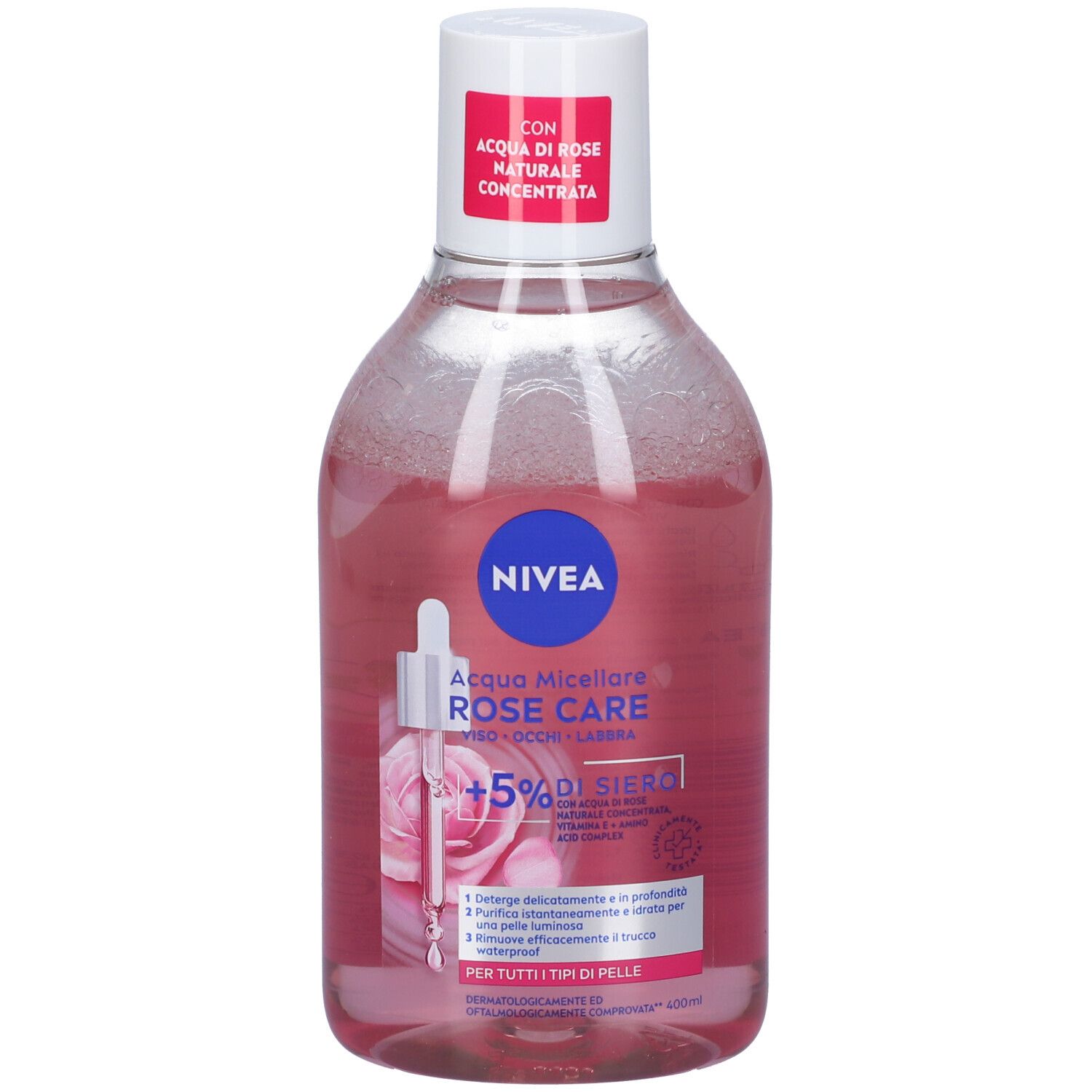 Nivea (Beiersdorf Spa) Nivea A/Micellair Rose Care 400 Ml - Immagine 6