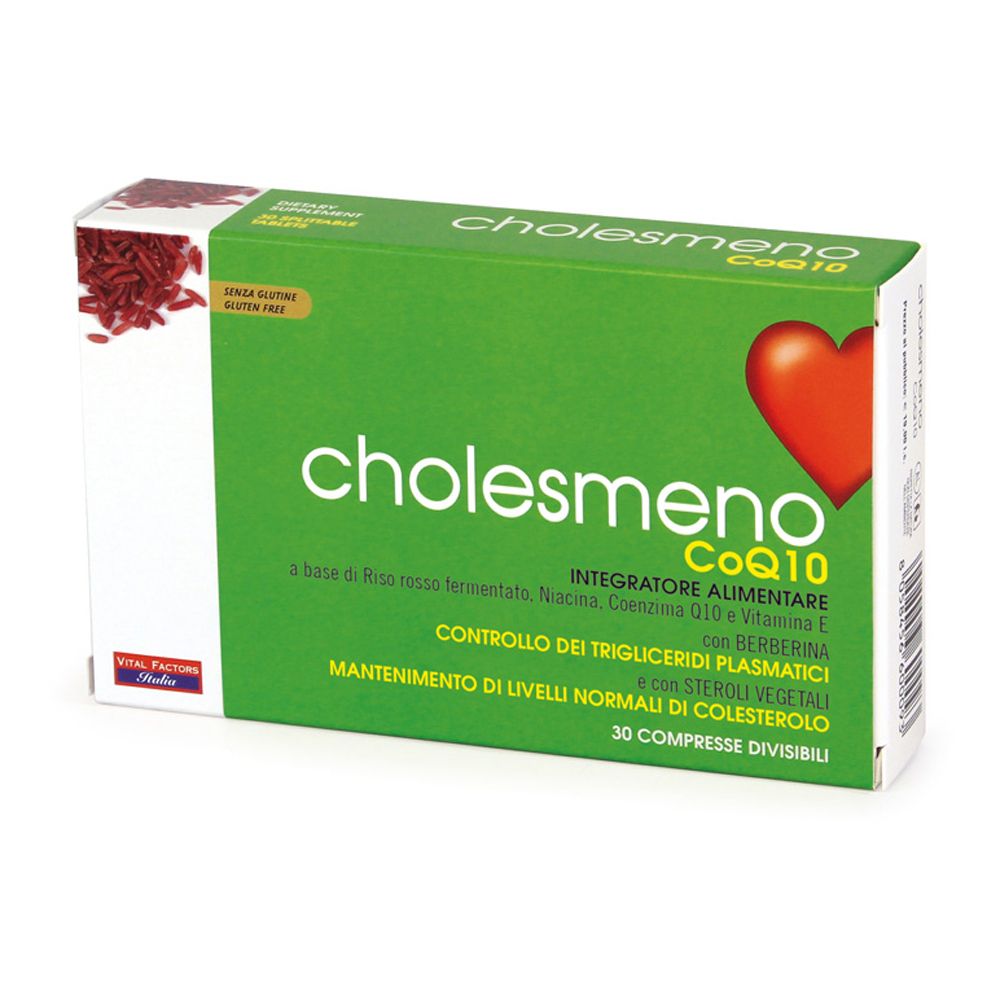 Vital Factors Rosso Cholesmeno Coq10 Integratore Per Il Colesterolo 30 Compresse - Immagine 5
