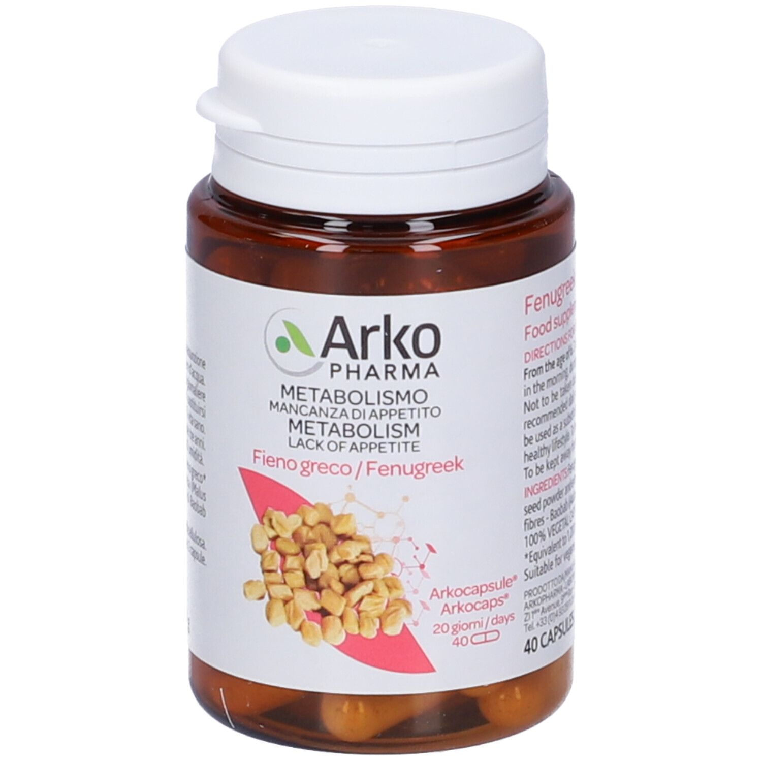 Arkopharma Fieno Greco - risparmia il 10% con il codice: ARKO10