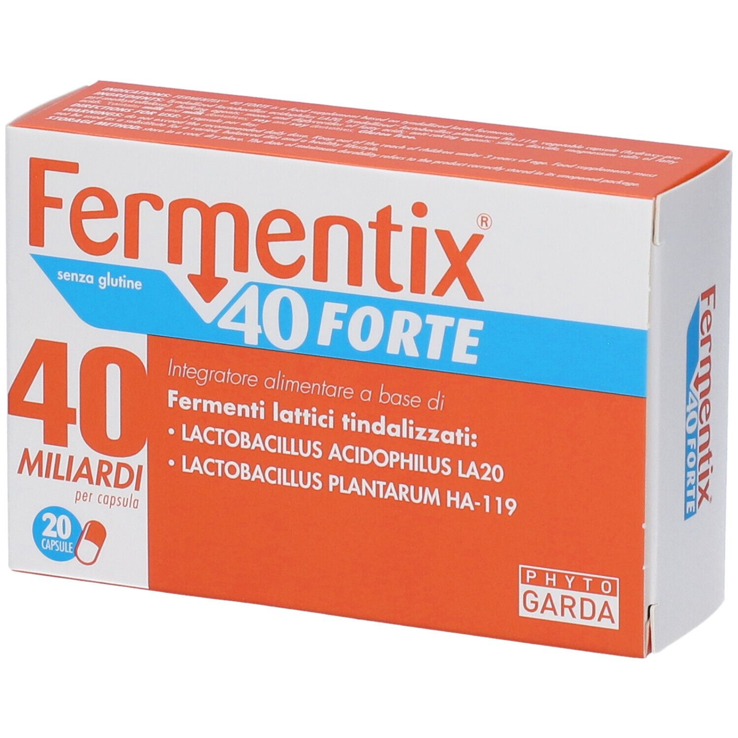 Named Fermentix 40 Forte Integratore Di Fermenti Lattici 20 Compresse - Immagine 8