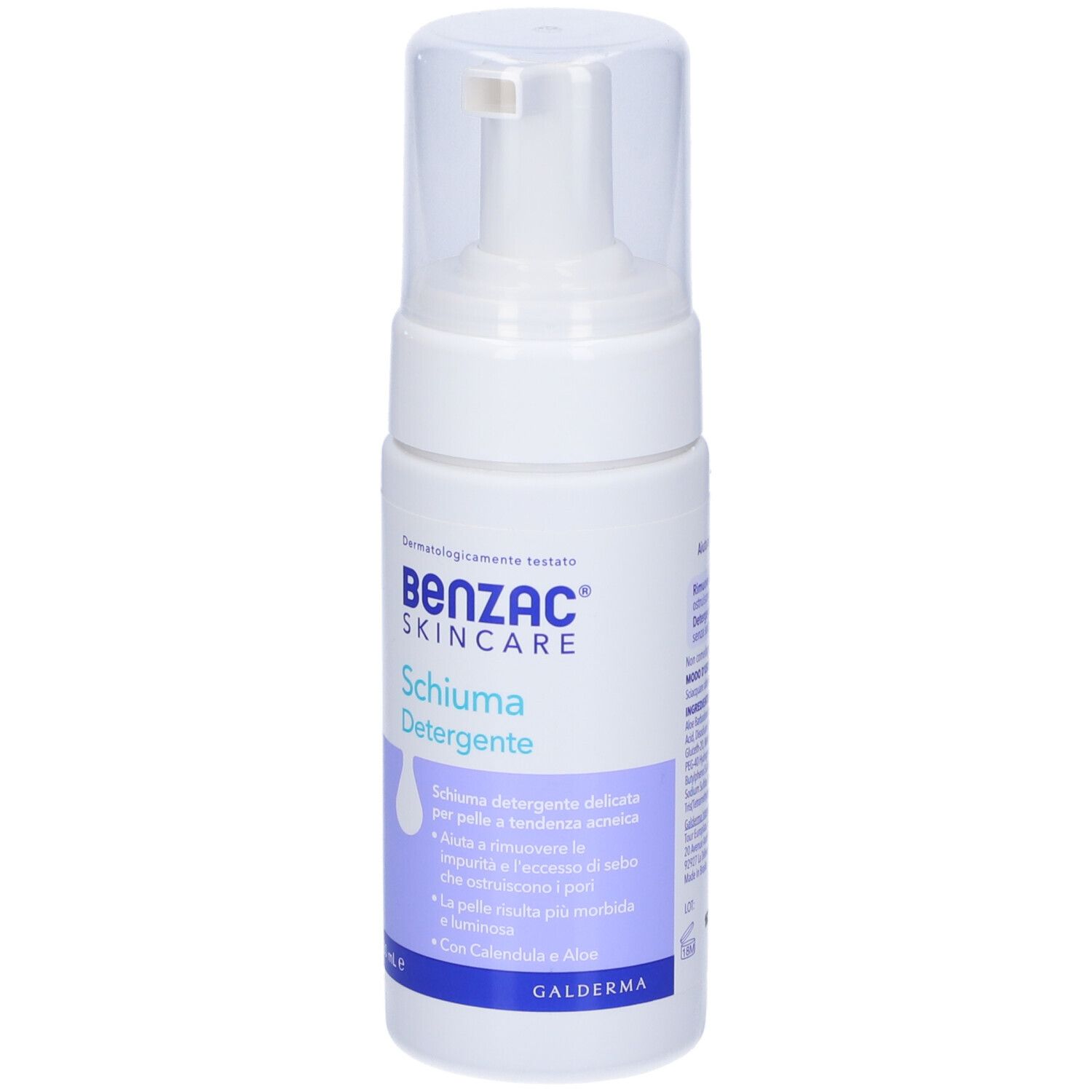 Benzac Skincare Reinigungsschaum, 130 ml, Pumpspender.