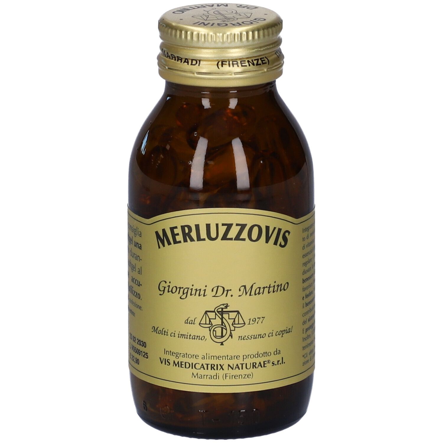 Merluzzovis integratore olio fegato di merluzzo omega 3 vit A D 60 softgel - Giorgini - Immagine 7
