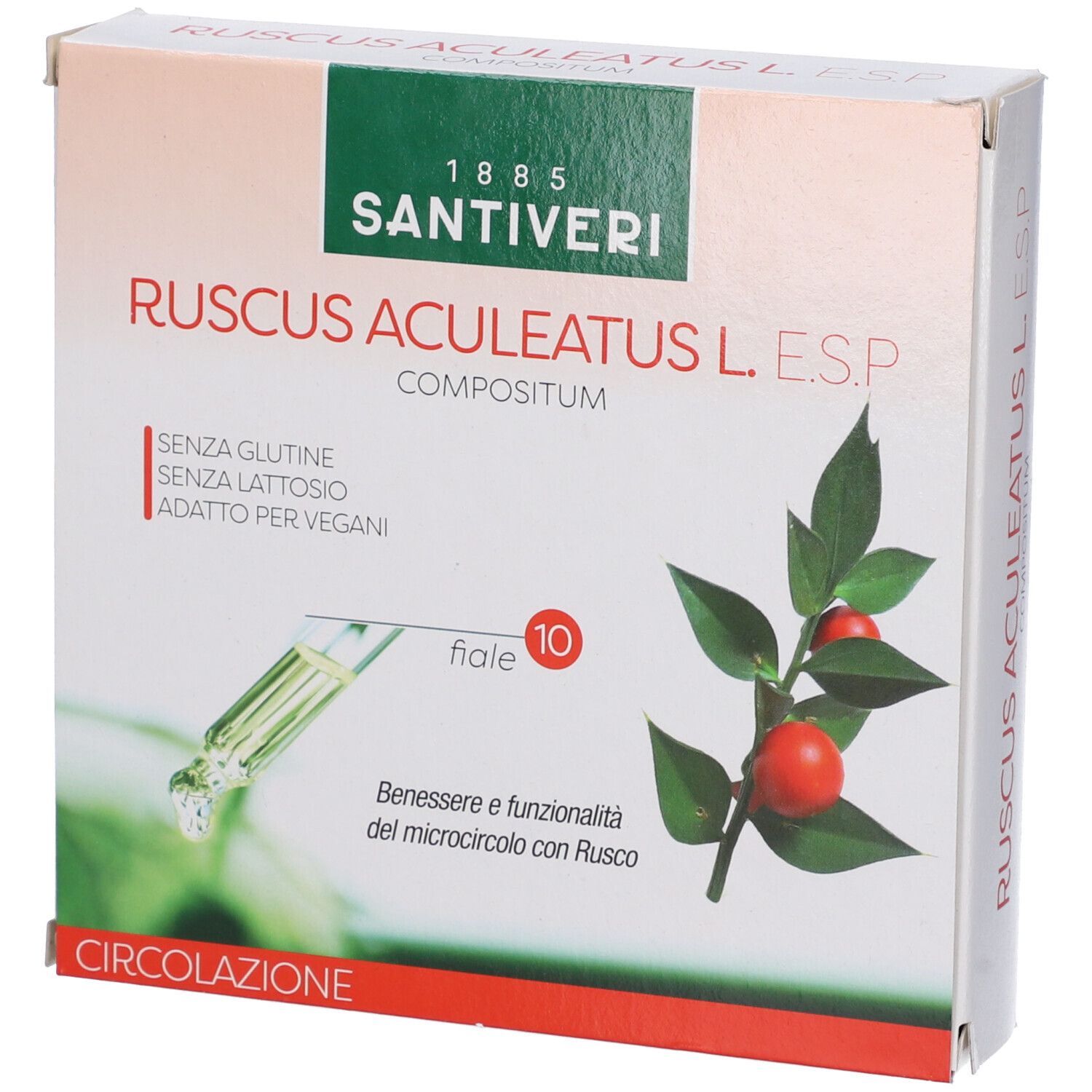 Ruscus Aculeatus Esp 10 Fiale Da 10 Ml