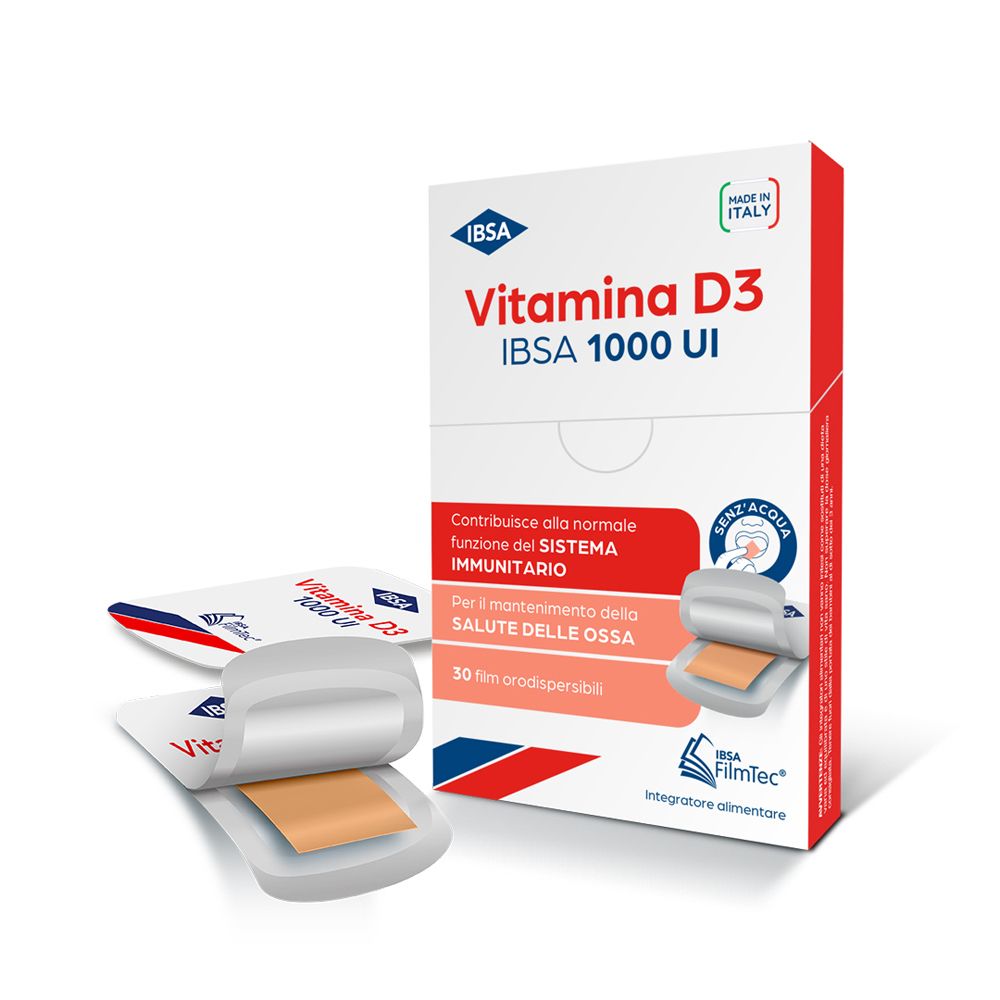 Vitamina D3 IBSA 1000 U.I. Integratore Alimentare