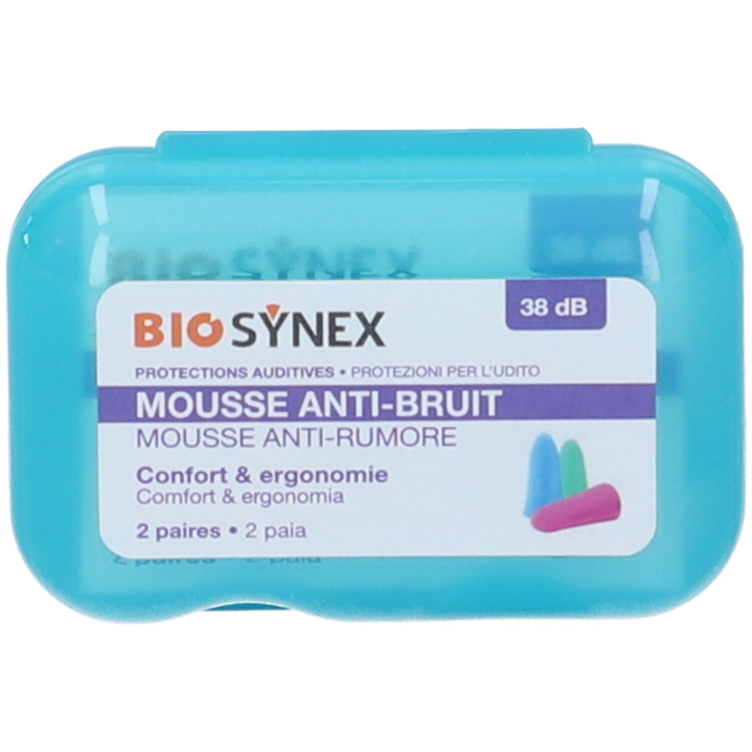 Biosynex Protezione Uditiva Mousse 2 Paia