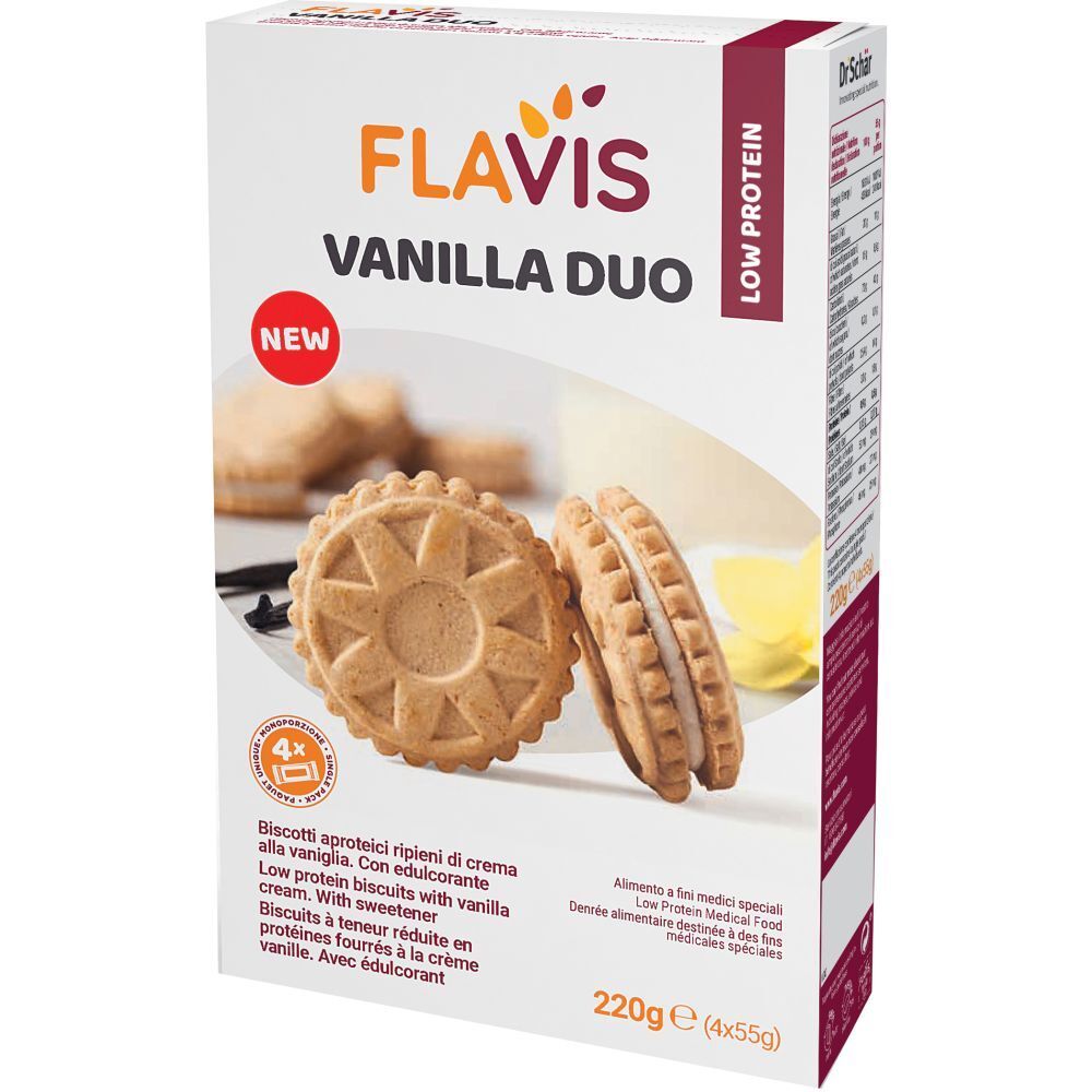 FLAVIS Vanilla Duo - Frollini ripieni di crema alla vaniglia 220 g - Immagine 10
