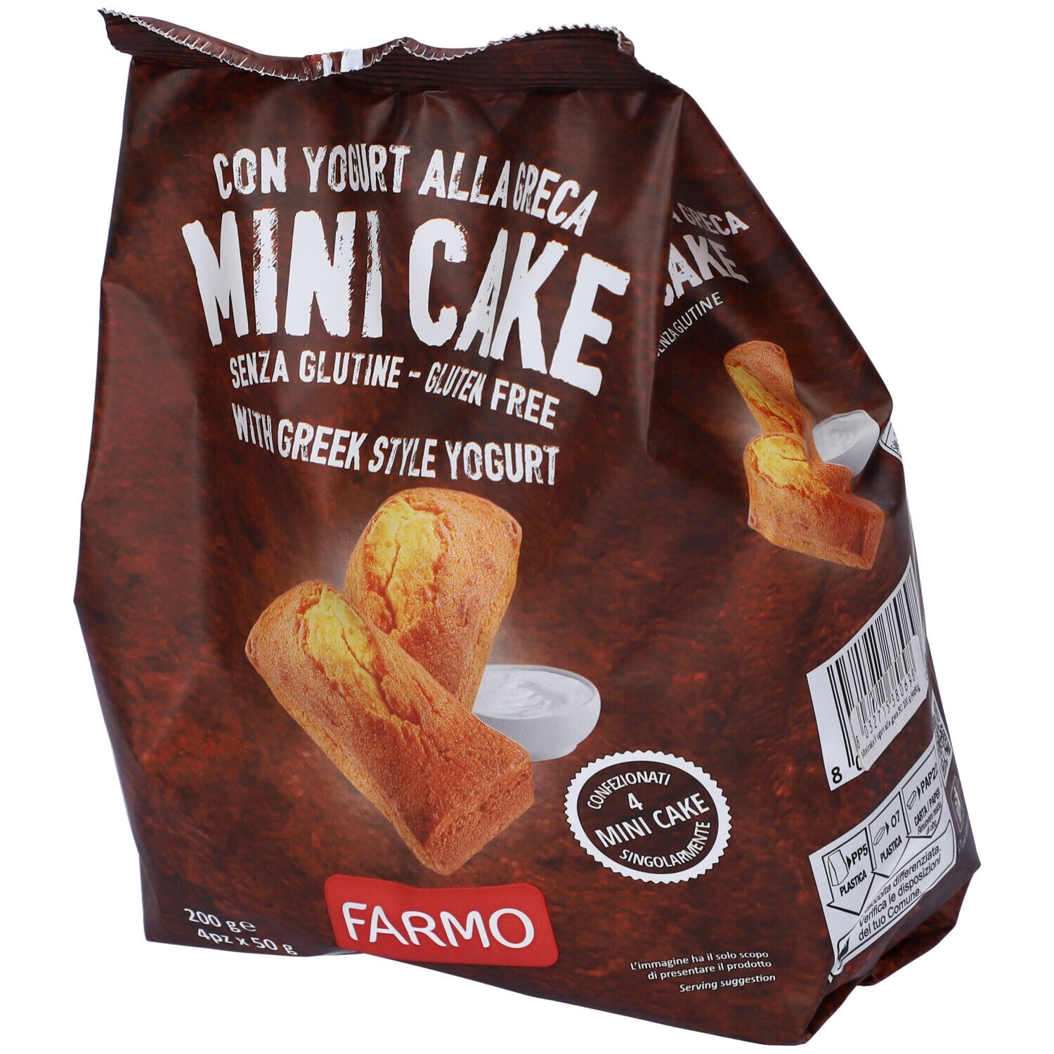 Farmo Mini Cake con Yogurt alla Greca Senza Glutine