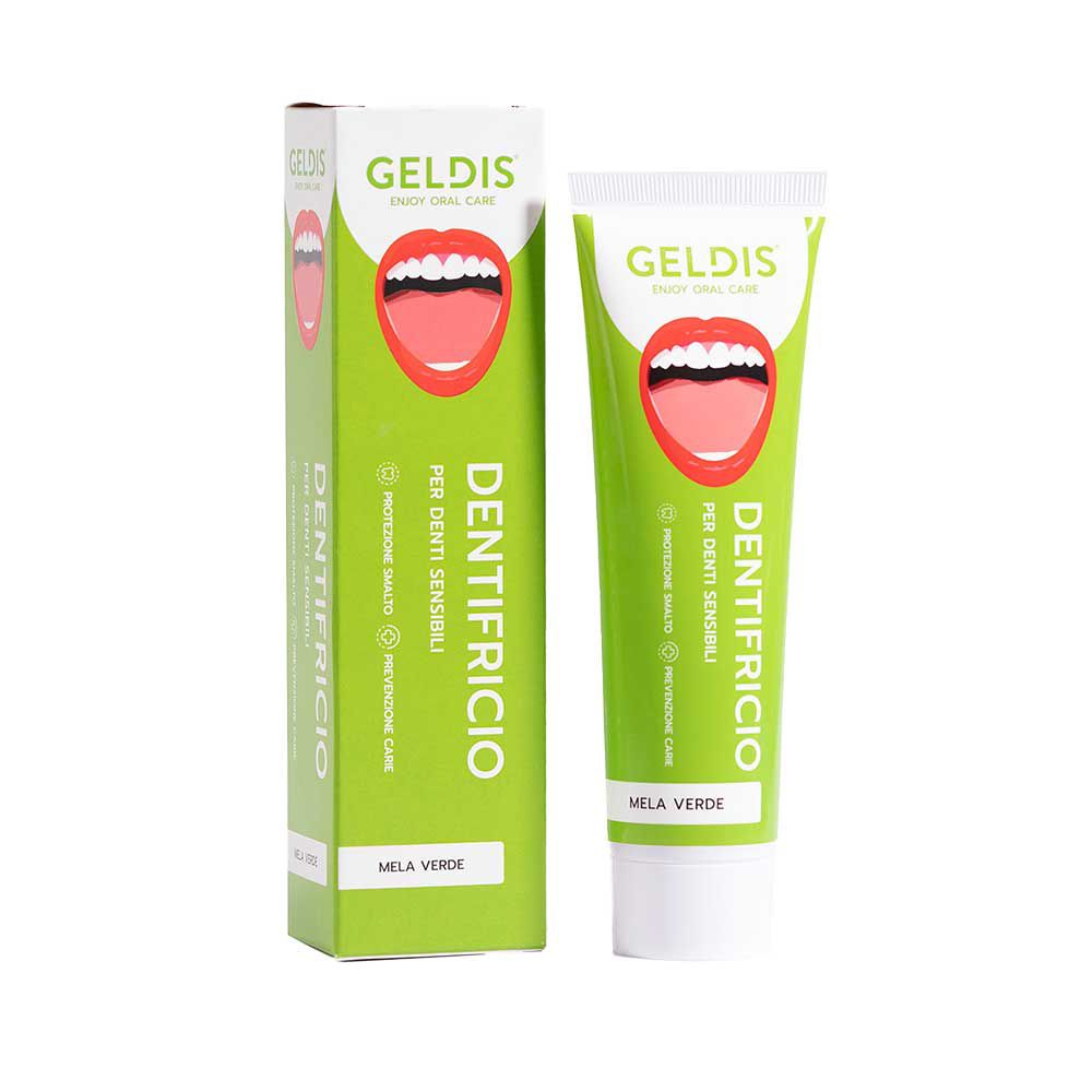 Dentifricio Geldis Per Denti Sensibili – Mela Verde 100Ml-image