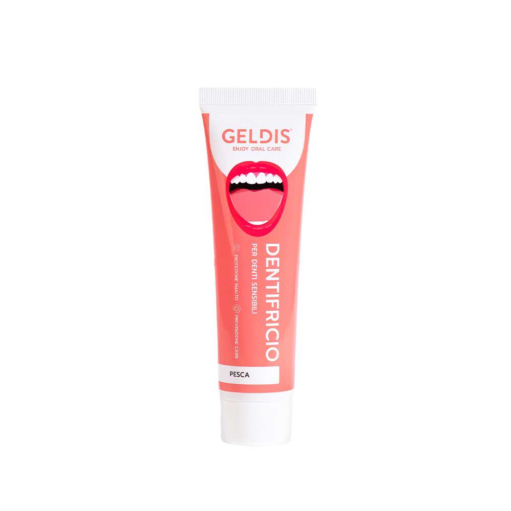 Dentifricio Geldis per denti sensibili – Pesca 100ml