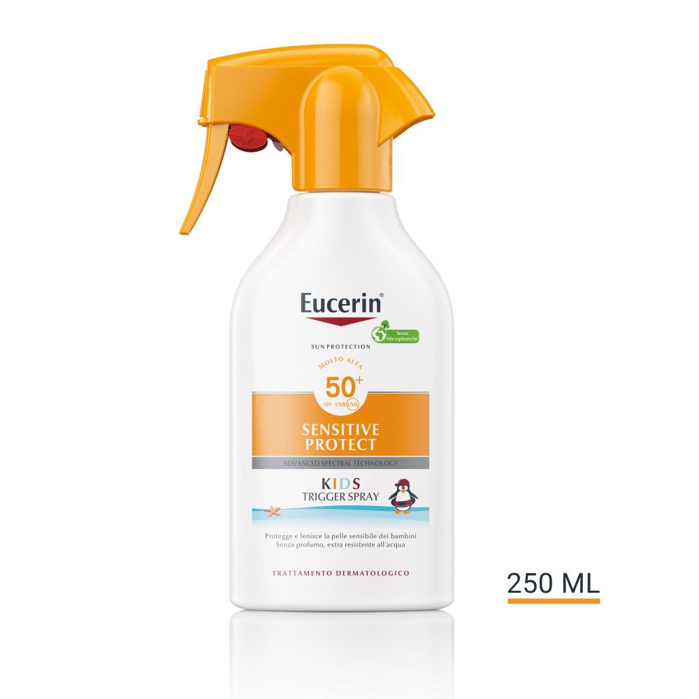 Image of Eucerin® Eucerin Kids Trigger Sun Spray Sensitive Protect SPF 50+ 250ml