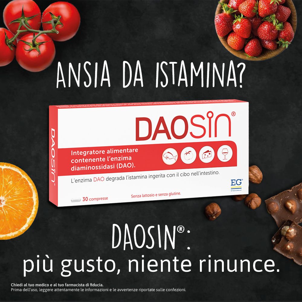 Daosin Integratore Alimentare Intolleranza Istamina Compresse