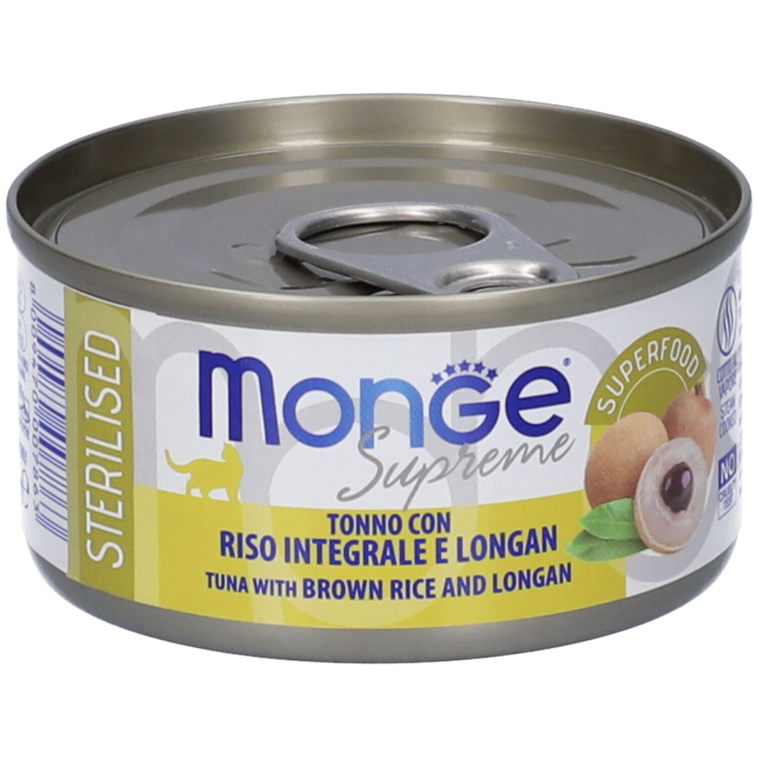 Monge Supreme Tonno Con Riso Integrale Longan Gatti Sterilizzati