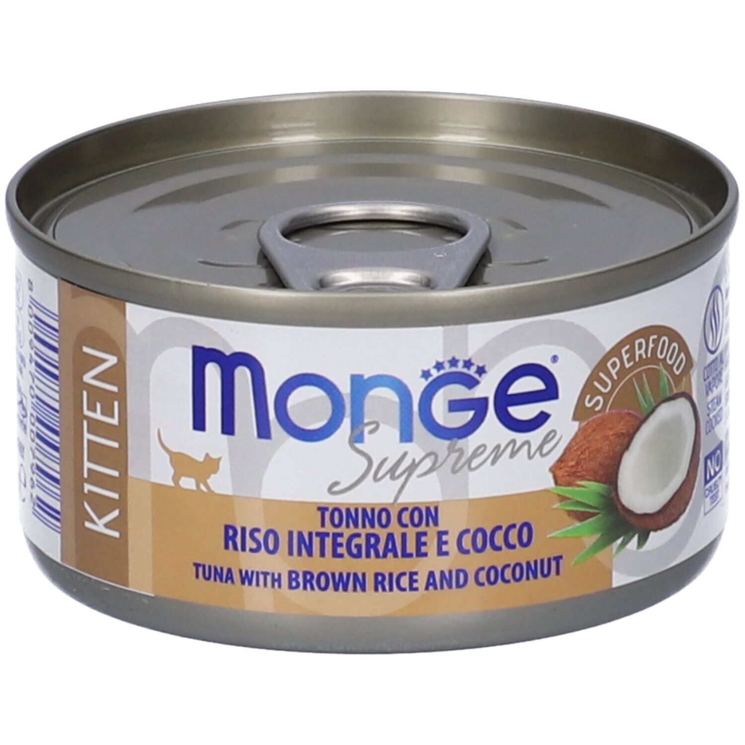 Monge Supreme Kitten Tonno Con Riso Integrale Cocco Gattini