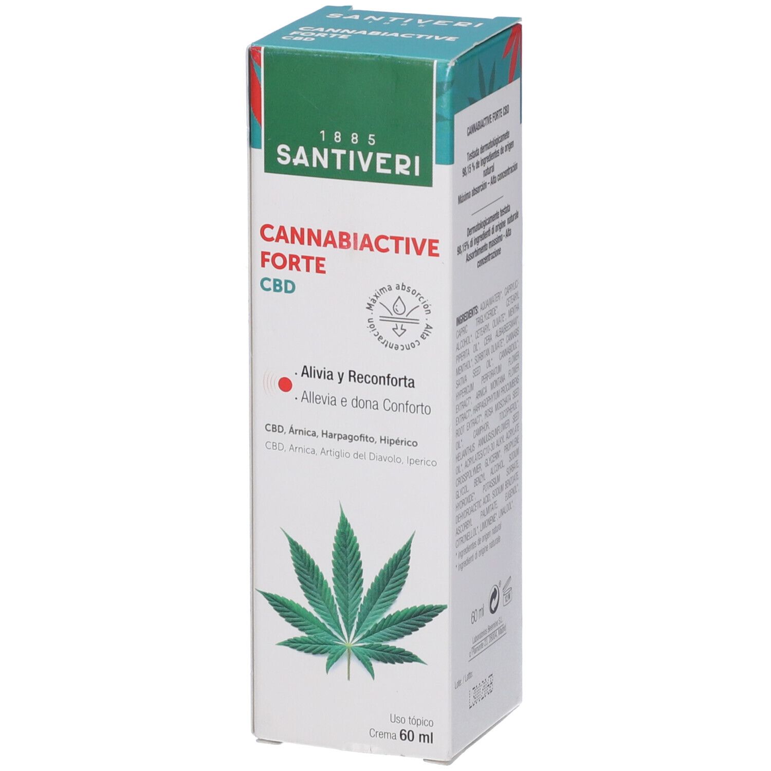 Cannabiactive Forte Cbd Crema 60 Ml ml