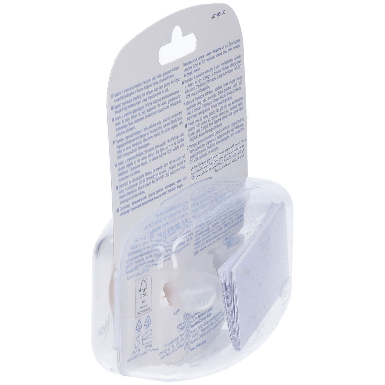 Chicco Schnuller Light Lumi Silikon 6-16m 2 Stück Chicco