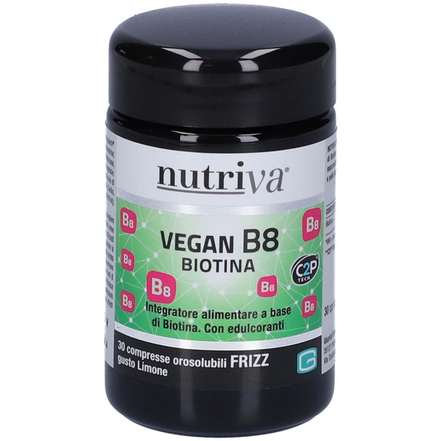 Nutriva Vegan B8 Fizz 30 Compresse Limone