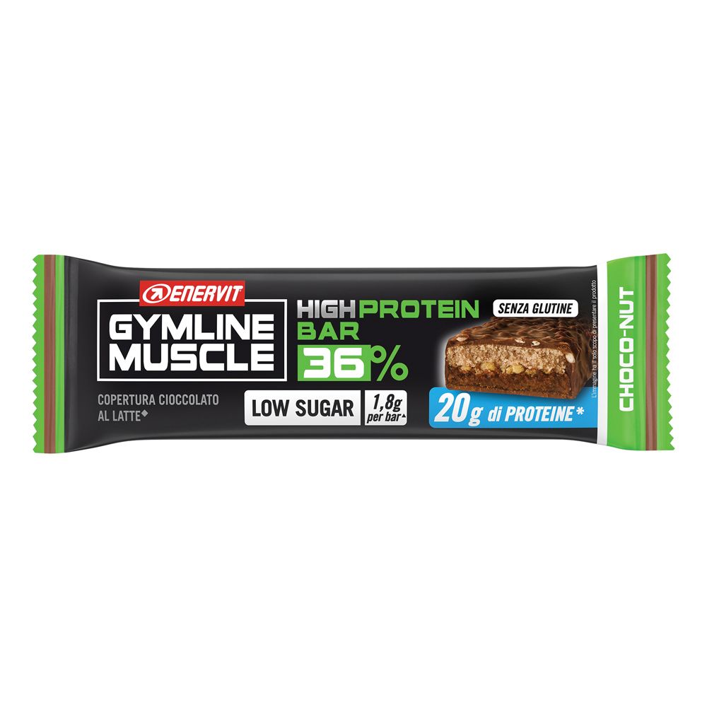 ENERVIT® Gymline Muscle High Protein Bar 36% Choco Nut 55 g Barretta